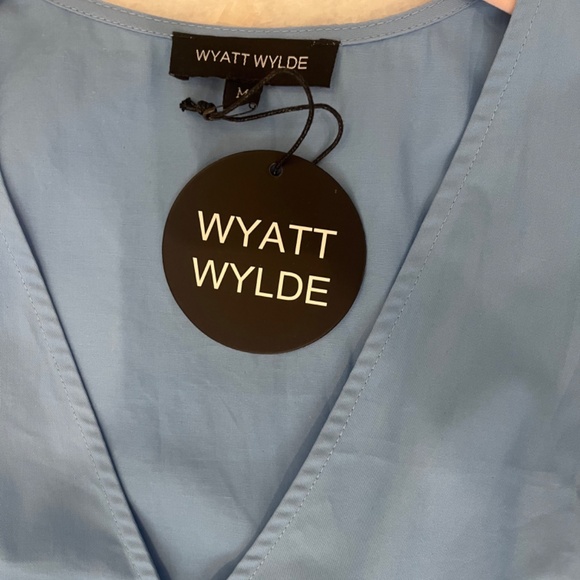 Wyatt Wylde NWT Cotton poplin high/low dress - Picture 3 of 3